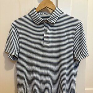 J.Crew Sueded Jersey Polo - Stripes